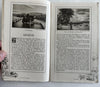 Geneva Switzerland c.1920’s colorful city plan map promo guide book w/photos