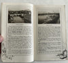 Geneva Switzerland c.1920’s colorful city plan map promo guide book w/photos