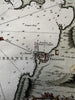 Southern Italy Naples Bay Puzzuoli c.1760 Bellin fine antique nautical map