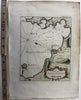 Southern Italy Naples Bay Puzzuoli c.1760 Bellin fine antique nautical map