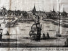 Vlissingen Flissinga Netherlands birds-eye view c. 1640 Guicciardini 2 city maps