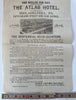 Philadelphia Atlas Grand Hotel 1876 promotional pictorial tourist broadside