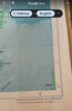 Korean peninsula North & South divided showing oil fields c.1955 Hebrew rare map