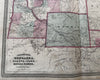 Idaho Wyoming Montana Dakota Nebraska west USA 1870 uncommon variant Johnson map