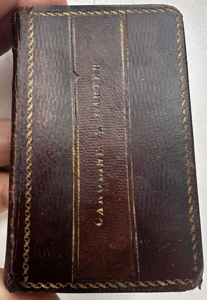 Jeremy Belknap early Hymnal Psalms Spiritual Songs 1818 splendid leather binding