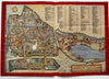 New Yorker World's Fair 1939 World of Tomorrow Carl Rose promotional cartoon map