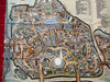 New Yorker World's Fair 1939 World of Tomorrow Carl Rose promotional cartoon map