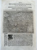 Turkey Cyprus Natoilia 1621 Magini Ptolemaic Geographia early Porro engraved map