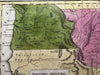 Unexplored western United States 1830-2 Boynton large old hand colored map