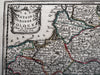 Poland Kingdom with historical list of kings 1719 Chiquet decorative small map