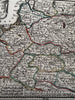 Poland Kingdom with historical list of kings 1719 Chiquet decorative small map