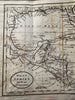 West Indies from best Authorities Caribbean 1798 Dilly rare map original color