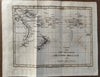 New Discoveries Australia New Holland undefined coastline 1798 Dilly rare map