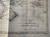 New Discoveries Australia New Holland undefined coastline 1798 Dilly rare map