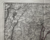 South American coast Brazil Buenos Ayres c1775 Juan de la Cruz rare map la Plata