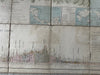 Panama Canal w Geological profile 1886 linen backed wall map French Engineer Co.