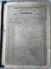 Panama Canal w Geological profile 1886 linen backed wall map French Engineer Co.