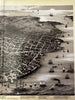 San Francisco 1888 birds-eye view splendid souvenir booklet 50+ views embossed