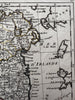 Ireland w/ Capt Doyle Nymph Bank discovery 1806 Herisson old hc miniature map