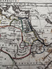 Africa Mts of Moon 1806 Herisson old hc miniature map