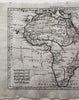 Africa Mts of Moon 1806 Herisson old hc miniature map