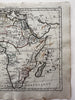 Africa Mts of Moon 1806 Herisson old hc miniature map