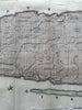 New York City Manhattan 1853 W. Bridges great huge Commissioners map hand color