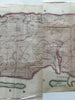 New York City Manhattan 1853 W. Bridges great huge Commissioners map hand color