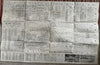 Miami Beach Florida c.1940 rare detailed pictorial Tourist Visitor souvenir map