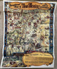 New Mexico cartoon map 1950 Land of Enchantment tourist pictorial vacation map