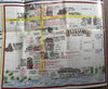 Washington DC 1994 cartoon visitor tourist map Georgetown & Alexandria plans