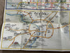 Washington DC 1994 cartoon visitor tourist map Georgetown & Alexandria plans