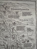 Housatonic Valley Association 1985 cartoon river preservation map by Braun