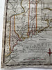 District of Maine 1793 Carleton pre-statehood engraved map w/ fine hand coloring