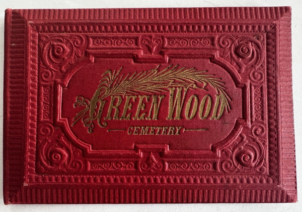 Green Wood Cemetery c.1889 Brooklyn tourist album early charming city views