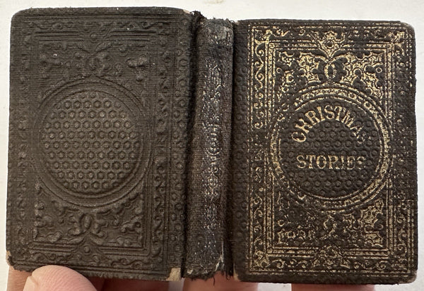 NH White Mts. Old Man & Christmas Stories c.1862 miniature American rare book