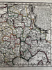France nation decorative 1719 Chiquet attractive engraved hand color antique map
