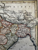 India Hindoostan 1799 Lovely map hand colored