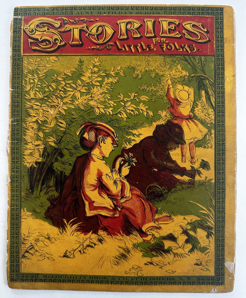 Nature Flowers children cats dogs 1869 McLoughlin woodcut juvenile book
