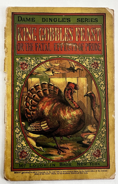 Mother Goose carrier pigeons excess Pride Turkeys 1869 McLoughlin juvenile book