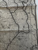 Maine Hunting & Fishing region map c.1910 Bangor & Aroostook RR large map