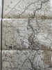 Maine Hunting & Fishing region map c.1910 Bangor & Aroostook RR large map