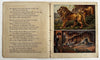 Visit to Menagerie Zoo animals  1860’s McLoughlin color chromo juvenile book