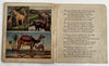 Visit to Menagerie Zoo animals  1860’s McLoughlin color chromo juvenile book