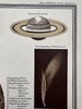 Moon chart w/dated features craters 1892 Sohr-Berghaus detailed color print