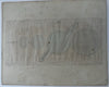 Planets size comparison 1850’s hold to light color tissue rare celestial print