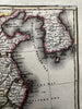 China Asia Formosa Korea 1817 Arrowsmith Hall engraved hand color map