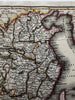 China Asia Formosa Korea 1817 Arrowsmith Hall engraved hand color map