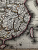 China Asia Formosa Korea 1817 Arrowsmith Hall engraved hand color map