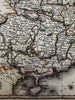 China Asia Formosa Korea 1817 Arrowsmith Hall engraved hand color map